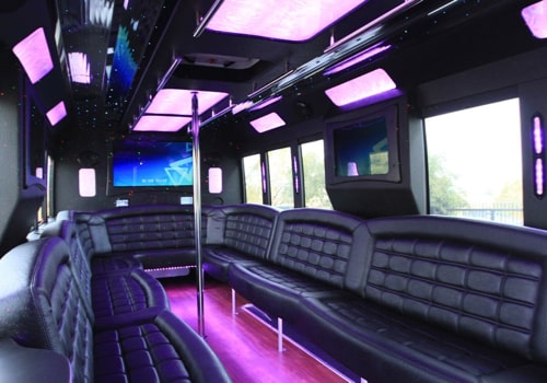 party bus interior Streamwood il limo